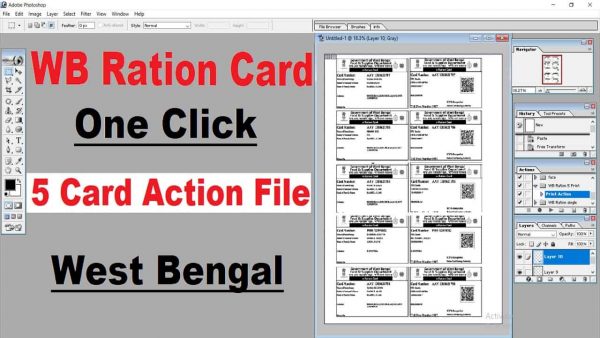 5 Ration Card Action File West Bengal