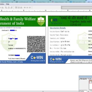 Color Vaccine Certificate New look 2022